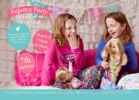 american girl doll sleepover